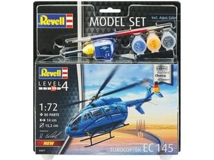 Сборная пластиковая модель Revell - Eurocopter EC 145 Builder’s Choice подарочный набор, 1/72, 63877 цена и информация | Конструкторы и кубики | 220.lv