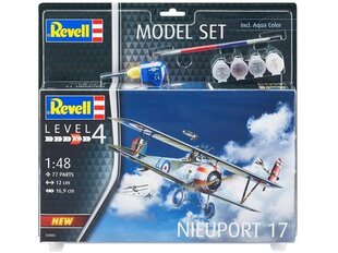 Revell - Nieuport 17 Model Set, 1/48, 63885 cena un informācija | Konstruktori | 220.lv