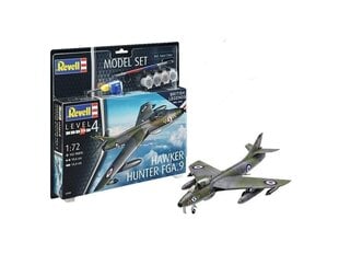 Revell - 100 Years RAF: Hawker Hunter FGA.9 Model Set, 1/72, 63908 cena un informācija | Konstruktori | 220.lv