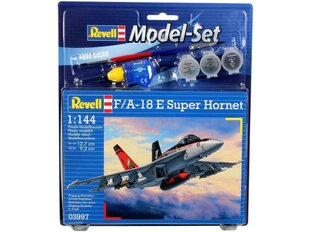 Revell - F/A-18E Super Hornet Gift set, 1/144, 63997 cena un informācija | Konstruktori | 220.lv