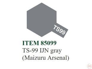 Tamiya - TS-99 IJN gray (Maizuru Arsenal), 100ml cena un informācija | Modelēšanas un zīmēšanas piederumi | 220.lv