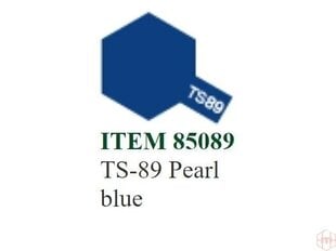 Распыляемая краска Tamiya TS-89 Pearl blue, 100 ml цена и информация | Принадлежности для рисования, лепки | 220.lv