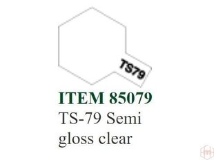 Tamiya - TS-79 Semi gloss clear, 100ml cena un informācija | Modelēšanas un zīmēšanas piederumi | 220.lv