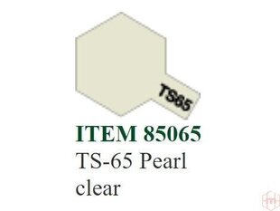 Tamiya - TS-65 Pearl clear, 100ml cena un informācija | Modelēšanas un zīmēšanas piederumi | 220.lv