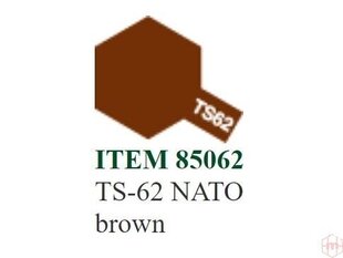 Tamiya - TS-62 NATO brown, 100ml cena un informācija | Modelēšanas un zīmēšanas piederumi | 220.lv