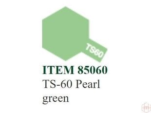 Tamiya - TS-60 Pearl green, 100ml cena un informācija | Modelēšanas un zīmēšanas piederumi | 220.lv