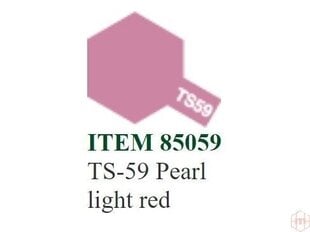 Аэрозольная краска Tamiya - TS-59 Pearl light red, 100 мл цена и информация | Принадлежности для рисования, лепки | 220.lv