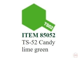 Tamiya - TS-52 Candy lime green, 100ml cena un informācija | Modelēšanas un zīmēšanas piederumi | 220.lv