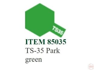 Tamiya - TS-35 Park green, 100ml cena un informācija | Modelēšanas un zīmēšanas piederumi | 220.lv