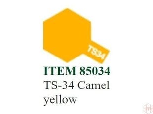 Tamiya - TS-34 Camel yellow, 100ml cena un informācija | Modelēšanas un zīmēšanas piederumi | 220.lv