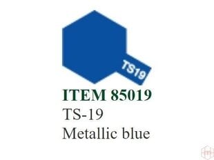 Tamiya - TS-19 Metallic blue, 100ml cena un informācija | Modelēšanas un zīmēšanas piederumi | 220.lv