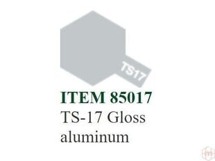 Tamiya - TS-17 Gloss aluminum, 100ml cena un informācija | Modelēšanas un zīmēšanas piederumi | 220.lv