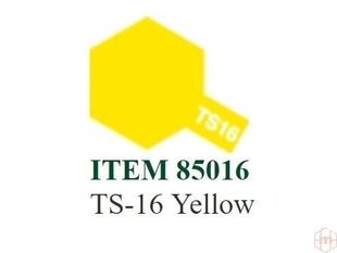 Tamiya - TS-16 Yellow, 100ml cena un informācija | Modelēšanas un zīmēšanas piederumi | 220.lv