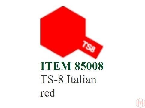 Tamiya - TS-8 Italian red, 100ml цена и информация | Modelēšanas un zīmēšanas piederumi | 220.lv