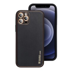 Telefona vāciņš Forcell LEATHER priekš iPhone 11, melns cena un informācija | Forcell Mobilie telefoni, planšetdatori, Foto | 220.lv