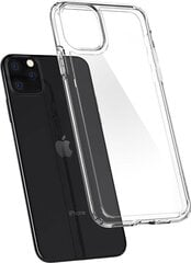 Spigen Īpaši elastīgs aizmugures maks ar prettriecienu īpašībām priekš Apple iPhone 11 Pro Max Crystal Caurspīdīgs цена и информация | Чехлы для телефонов | 220.lv