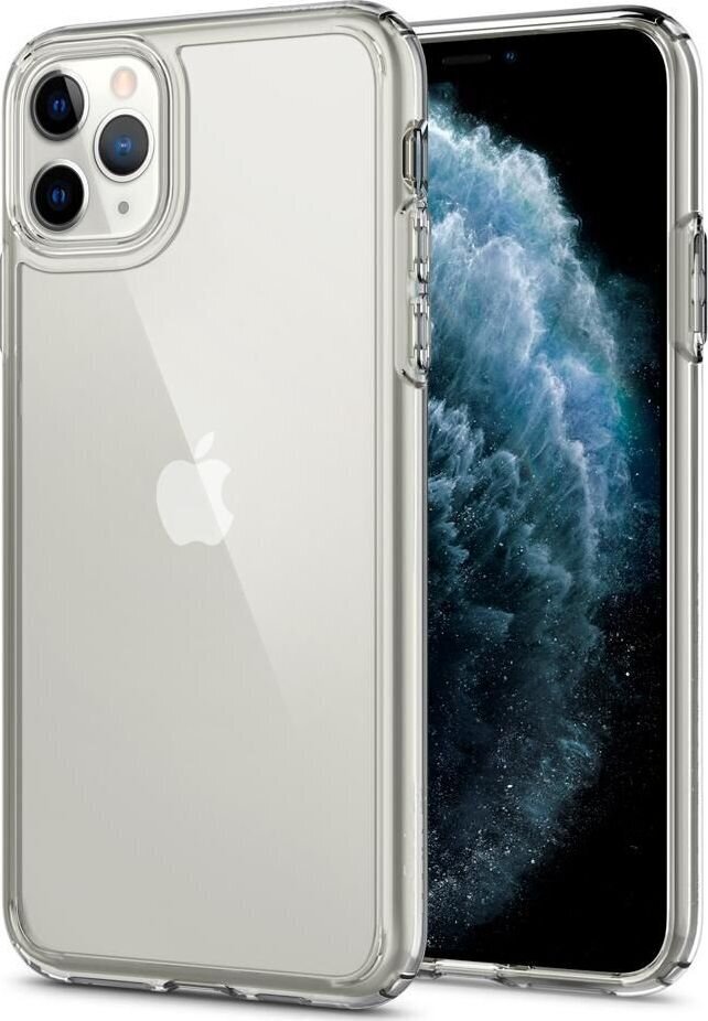 Spigen Īpaši elastīgs aizmugures maks ar prettriecienu īpašībām priekš Apple iPhone 11 Pro Max Crystal Caurspīdīgs цена и информация | Telefonu vāciņi, maciņi | 220.lv