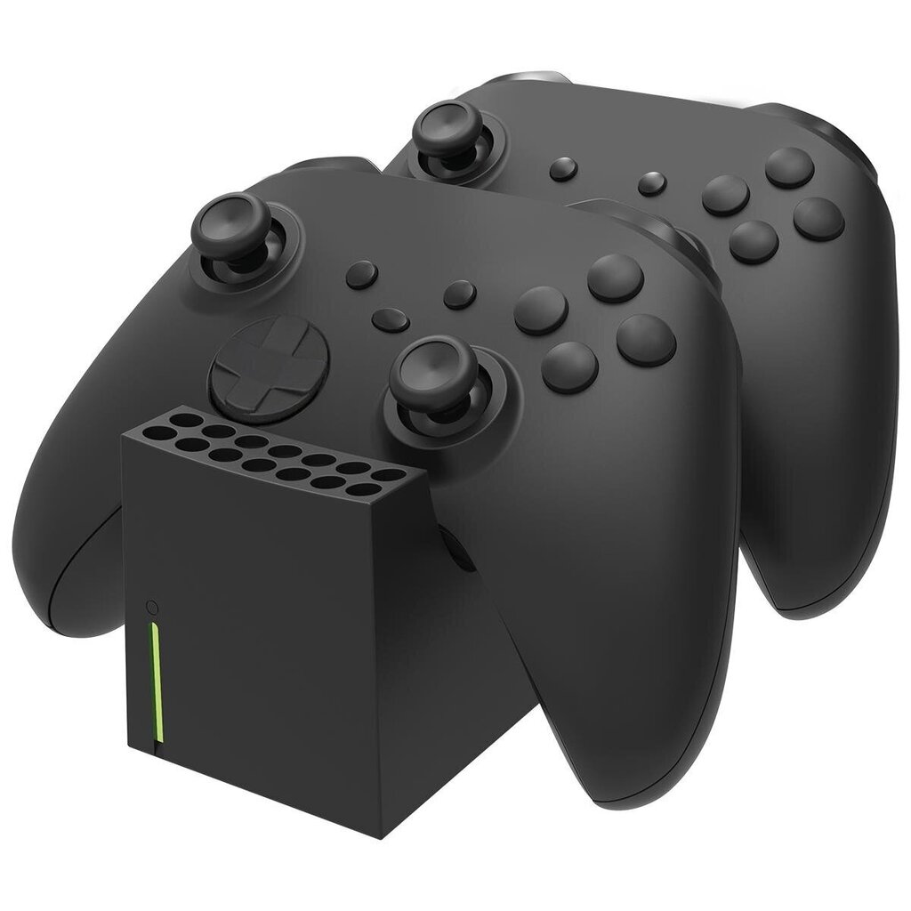 Snakebyte dubultā uzlādes stacija Twin Charge: SX do spilventiņi Xbox Series X melna cena un informācija | Gaming aksesuāri | 220.lv