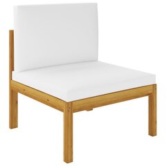 Dārza dīvāna vidusdaļa ar spilveniem, brūna cena un informācija | Dārza krēsli | 220.lv