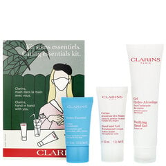 Sejas un roku kopšanas produktu komplekts Clarins Caring Essentials Kit цена и информация | Кремы, лосьоны для тела | 220.lv