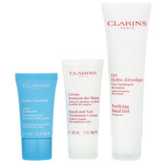 Sejas un roku kopšanas produktu komplekts Clarins Caring Essentials Kit cena un informācija | Clarins Smaržas, kosmētika | 220.lv