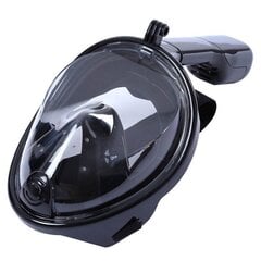 Snorkelēšanas maska melna L/XL cena un informācija | Niršanas maskas | 220.lv