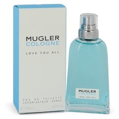 Odekolons Thierry Mugler Love You All EDC sievietēm/vīriešiem, 100 ml cena un informācija | Sieviešu smaržas | 220.lv