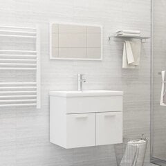Vannas istabas mēbeļu komplekts, 2 daļas, balts цена и информация | Комплекты в ванную | 220.lv