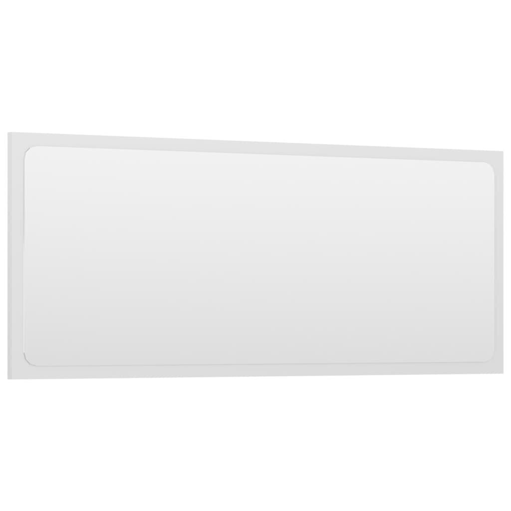 Vannas istabas spogulis, 90x1,5x37 cm, balts цена и информация | Vannas istabas spoguļi | 220.lv