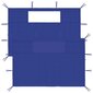 vidaXL nojumes sānu sienas ar logiem, 2 gab., zilas (315307) цена и информация | Dārza nojumes un lapenes | 220.lv