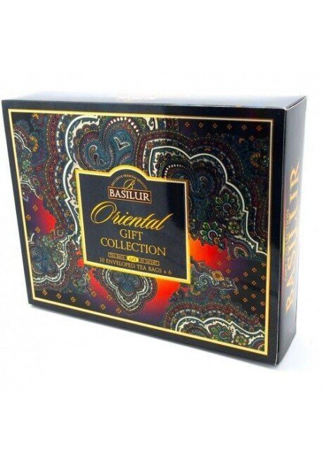 Tējas dāvanu komplekts Basilur Oriental Gift Collection, 60 gab. cena un informācija | Tēja | 220.lv