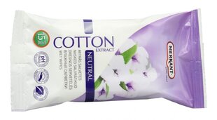 Mitrās salvetes Cotton Neutral 15 gab. cena un informācija | Vates kociņi, mitrās salvetes | 220.lv