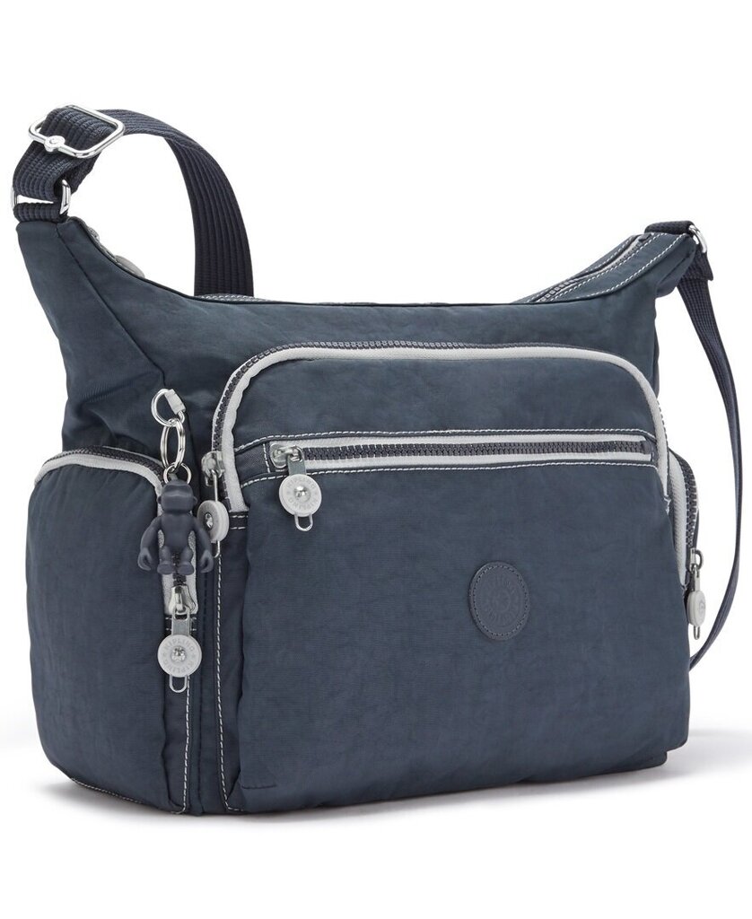 Kipling pleca soma Gabbie, pelēkā krāsā 901027802 cena un informācija | Sieviešu somas | 220.lv