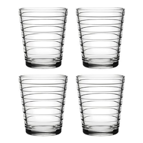 Iittala Aino Aalto glāze 22cl dzidra 4 gab. cena un informācija | Glāzes, krūzes, karafes | 220.lv