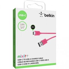 Belkin USB kabelis Type-C, rozā cena un informācija | Savienotājkabeļi | 220.lv