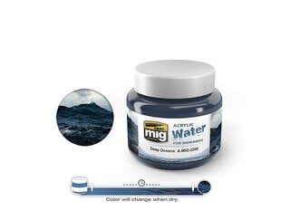 AMMO MIG - DEEP OCEANS250ml,, AMIG2200 cena un informācija | Modelēšanas un zīmēšanas piederumi | 220.lv