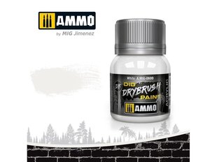 AMMO MIG - DRYBRUSH White, 40ml, 0600 cena un informācija | Modelēšanas un zīmēšanas piederumi | 220.lv