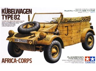 Tamiya - Kübelwagen Type 82 Africa Corps, 1/35, 35238 цена и информация | Конструкторы и кубики | 220.lv