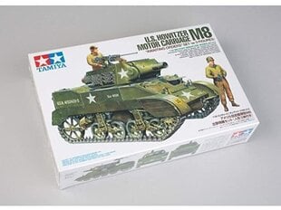 Tamiya - U.S. Howitzer Motor Carriage M8 "Awaiting Orders" Set (w/3 figures), 1/35, 35312 цена и информация | Конструкторы и кубики | 220.lv