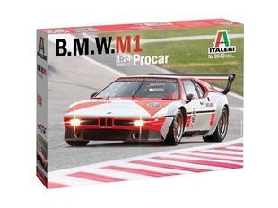 Пластиковая сборная модель Italeri - BMW M1 Procar, 1/24, 3643 цена и информация | Kонструкторы | 220.lv