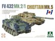 Takom - FV432 Mk.2/1 Chieftain Mk. 5 1+1, 1/72, 5008 cena un informācija | Konstruktori | 220.lv