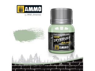 Краска AMMO MIG - DRYBRUSH Bright Green, 40 мл, 0605 цена и информация | Принадлежности для рисования, лепки | 220.lv