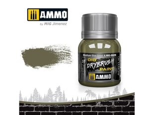 Акриловая краска AMMO MIG - DRYBRUSH Medium Olive Green, 40 мл, 0609 цена и информация | Принадлежности для рисования, лепки | 220.lv