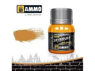 Акриловая краска AMMO MIG - DRYBRUSH Light Rust, 40 мл, 0610 цена и информация | Принадлежности для рисования, лепки | 220.lv