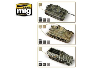 AMMO MIG - WARGAME EARLY AND DAK GERMAN SET. AMIG7116 cena un informācija | Modelēšanas un zīmēšanas piederumi | 220.lv