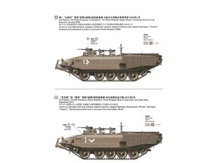 Пластиковая сборная модель Meng Model - Israel heavy armoured personnel carrier Achzarit Late, 1/35, SS-008 цена и информация | Конструкторы и кубики | 220.lv