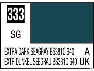 Mr.Hobby - Mr.Color C-333 Extra DarK Seagray BS381C 640, 10ml цена и информация | Принадлежности для рисования, лепки | 220.lv