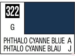 Mr.Hobby - Mr.Color C-322 Phthalo Cyanne Blue, 10ml цена и информация | Принадлежности для рисования, лепки | 220.lv