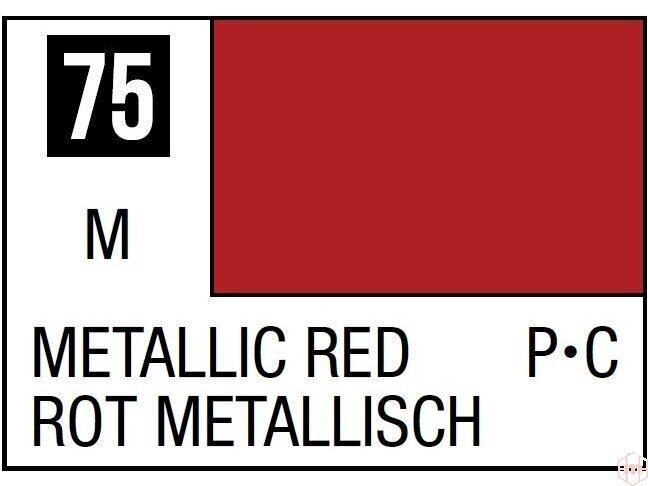 Mr.Hobby - Mr.Color C-075 Metallic Red, 10ml cena un informācija | Modelēšanas un zīmēšanas piederumi | 220.lv