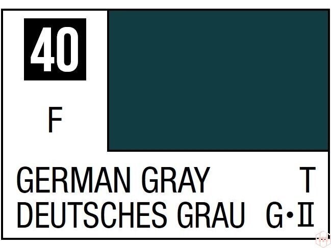 Mr.Hobby - Mr.Color C-040 German Gray, 10ml cena un informācija | Modelēšanas un zīmēšanas piederumi | 220.lv